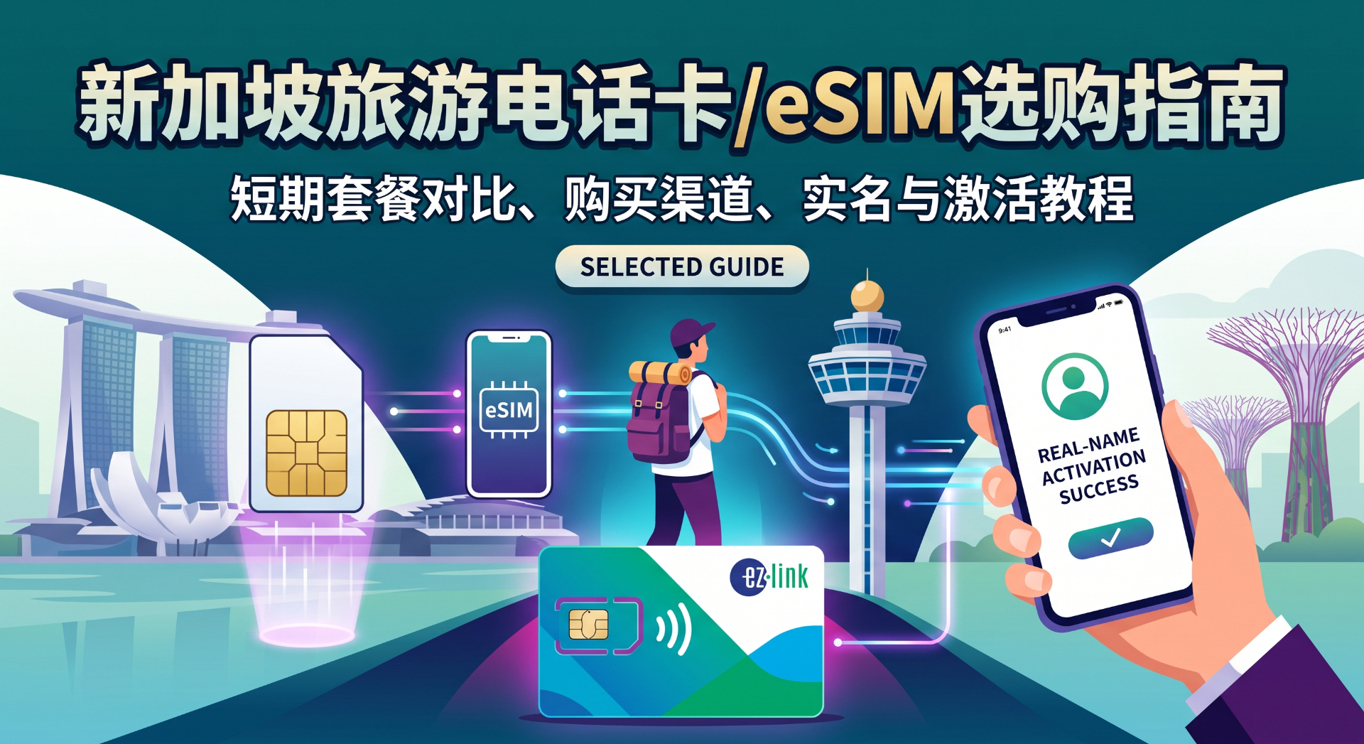 2026新加坡旅游电话卡/eSIM选购指南:短期套餐对比、购买、实名与激活教程