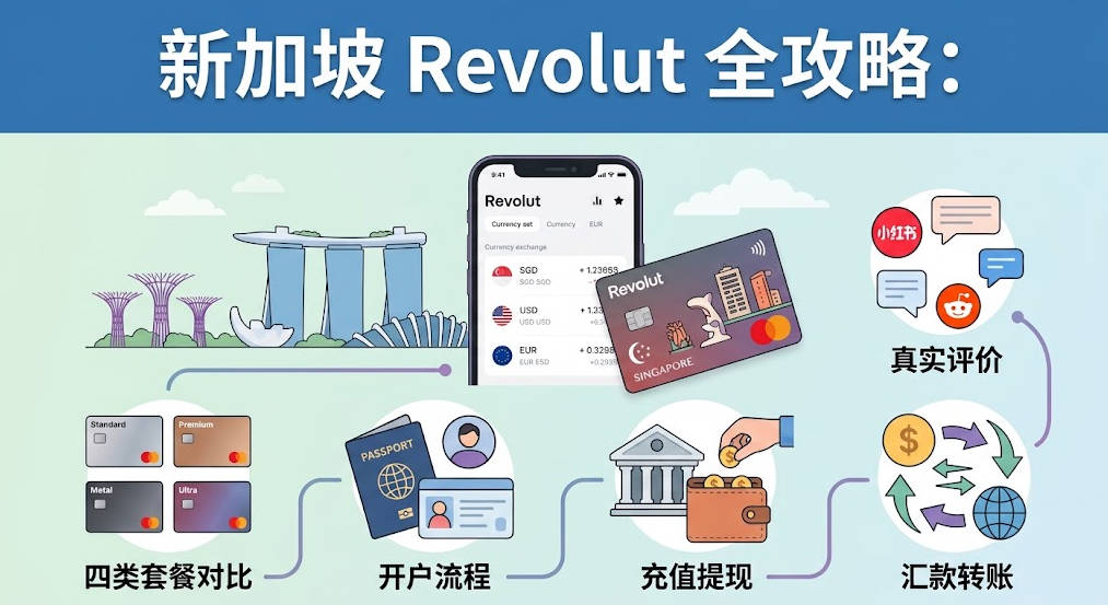 2026新加坡Revolut全攻略(4类套餐):功能详解、开户、充值提现与汇款转账指南(附社媒真实评价)