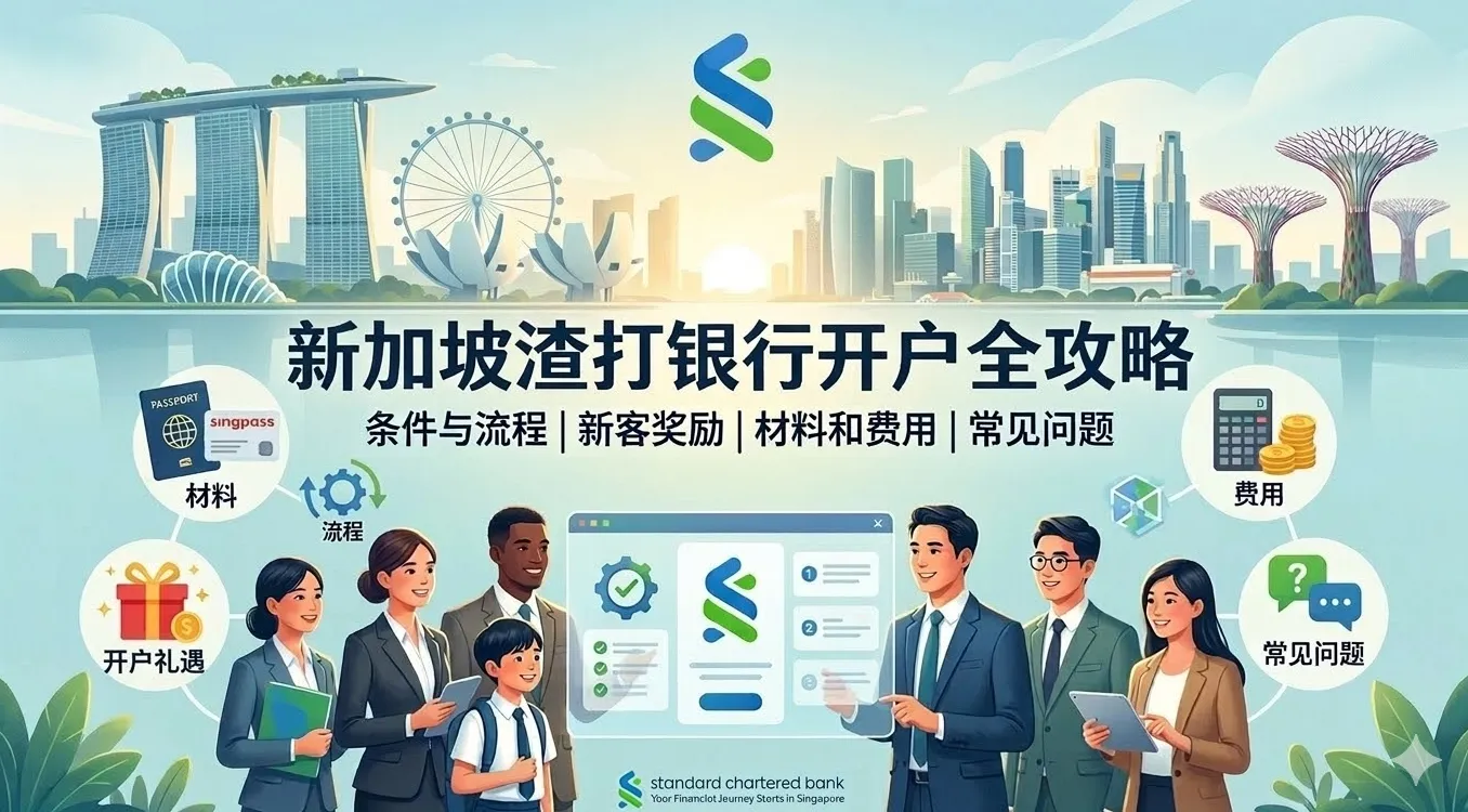 2026新加坡渣打银行开户全攻略：条件与流程、新客奖励、材料和费用、常见问题