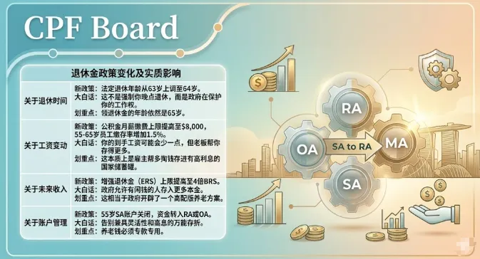 2026新加坡退休金详细指南：新规/制度详解、金额计算、领取方式、常见问题