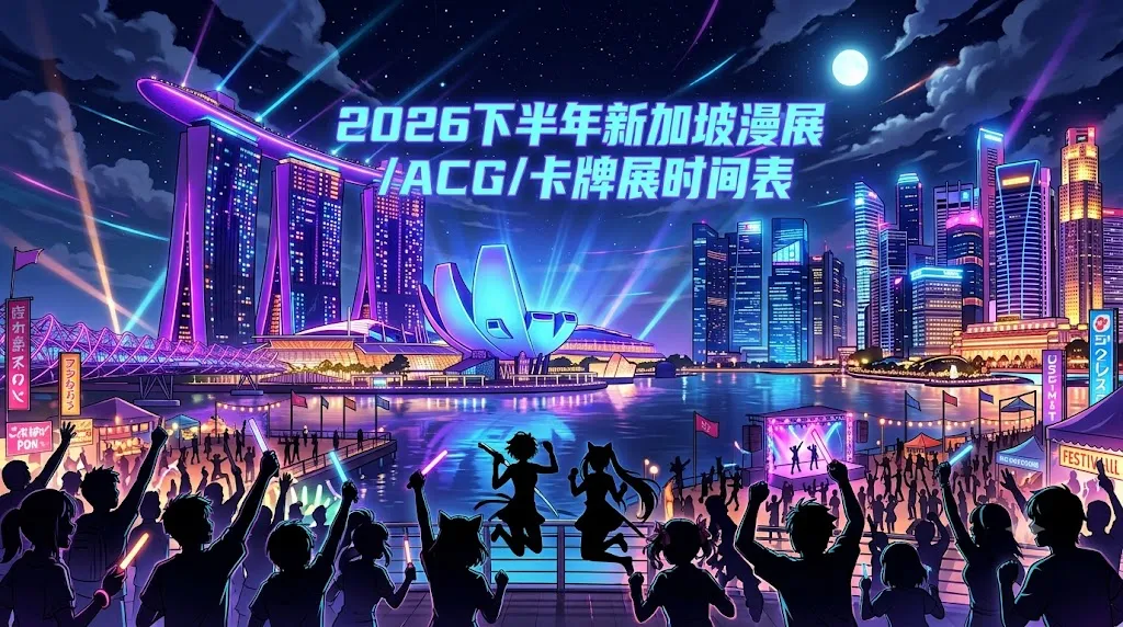 2026下半年新加坡漫展/ACG/卡牌展汇总:SGCC/AFA时间表、购票与交通