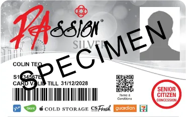PAssion Silver Concession Card (百盛乐龄优惠卡)
