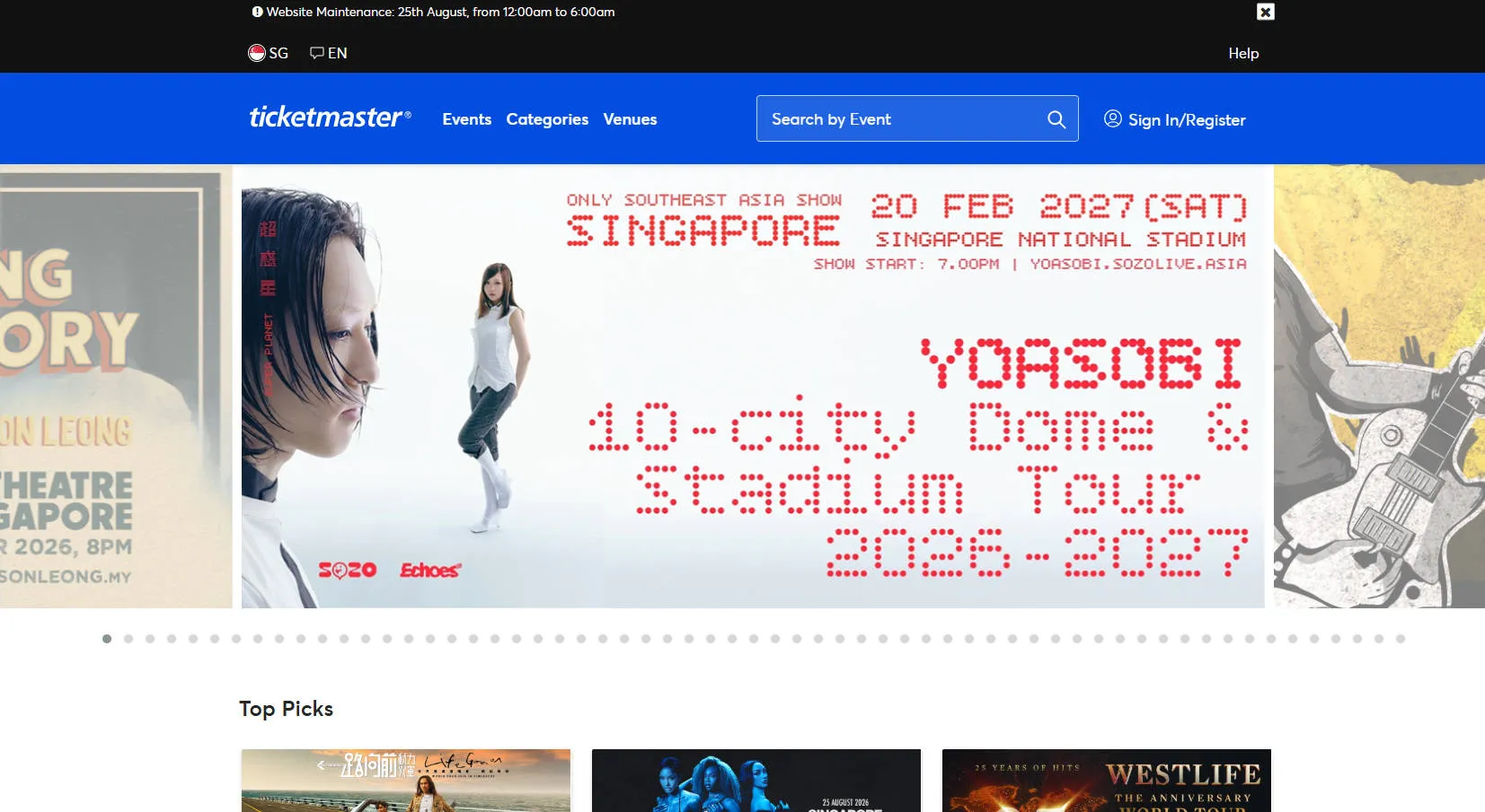 Ticketmaster Singapore